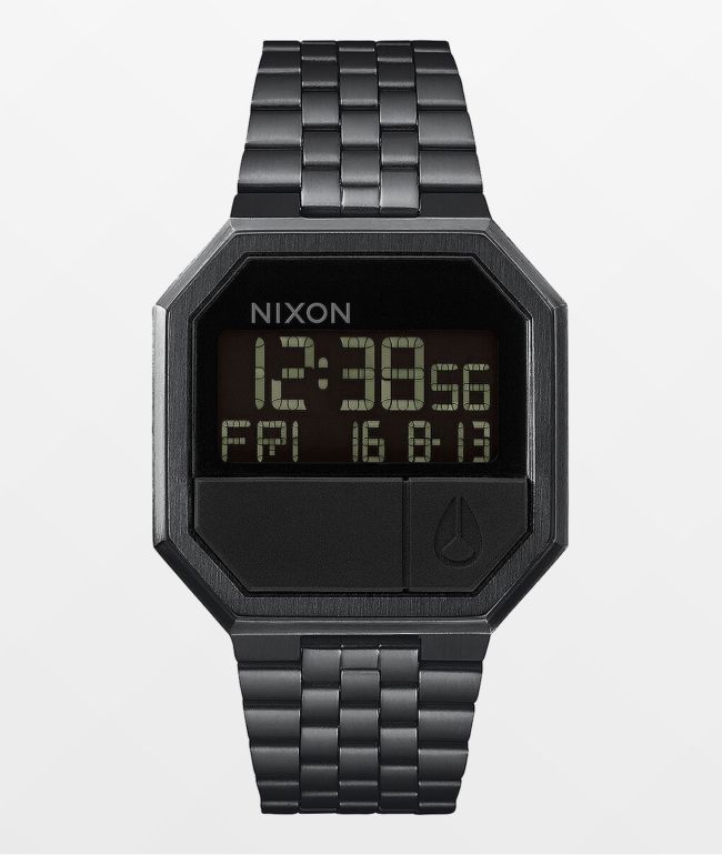 Nixon Re-Run reloj digital negro