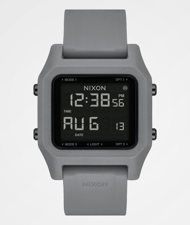 nixon digital watch change time