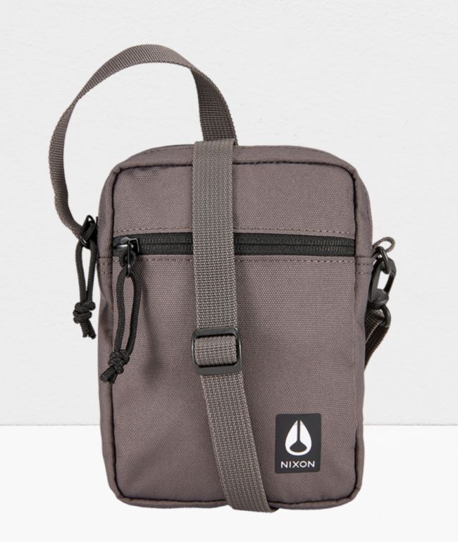 Nixon Stash Charcoal Crossbody Bag