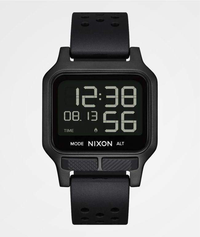 Nixon The Heat reloj digital negro