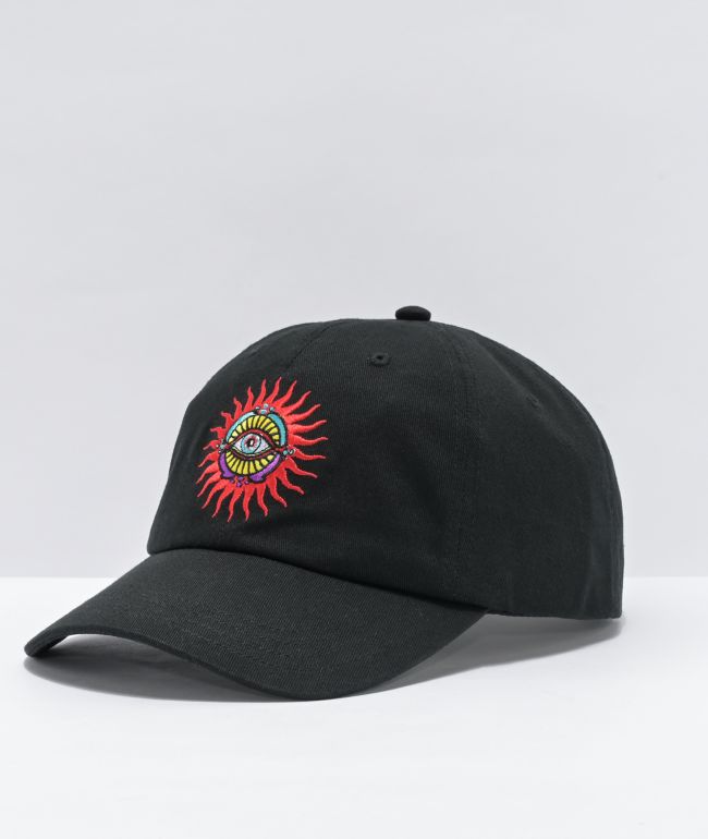 NoHours Behold Black Strapback Hat