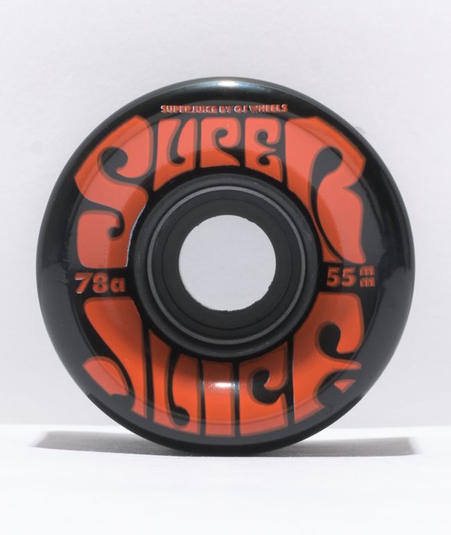 OJ Super Juice 55mm 78a Black Mini Cruiser Wheels