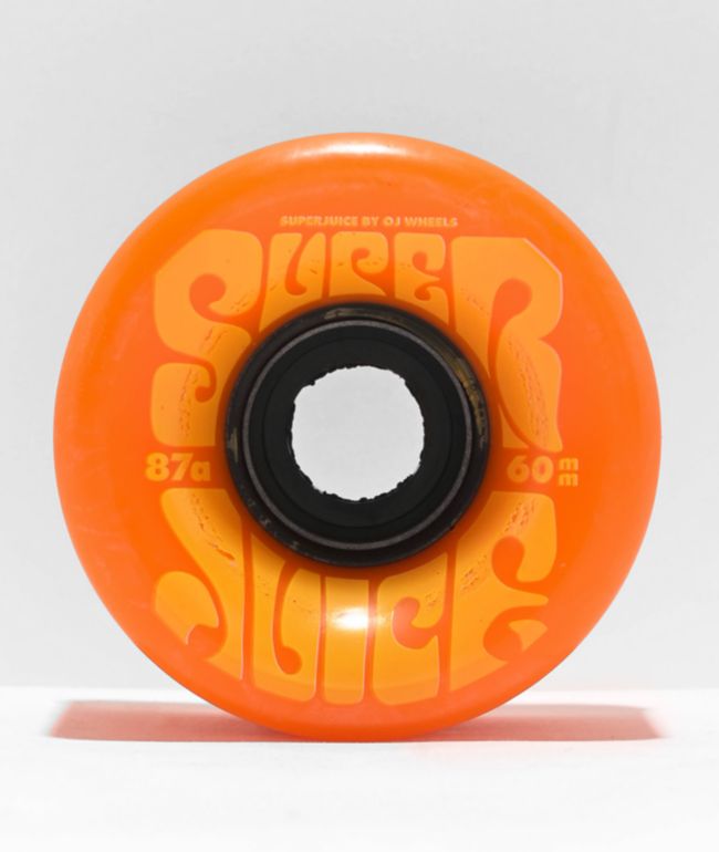 OJ Super Juice 60mm 87a Orange Cruiser Wheels