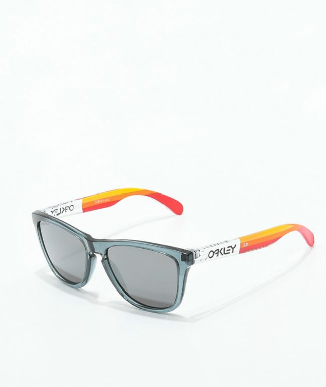 Oakley Frogskins Grips Crystal Black Prizm Sunglasses
