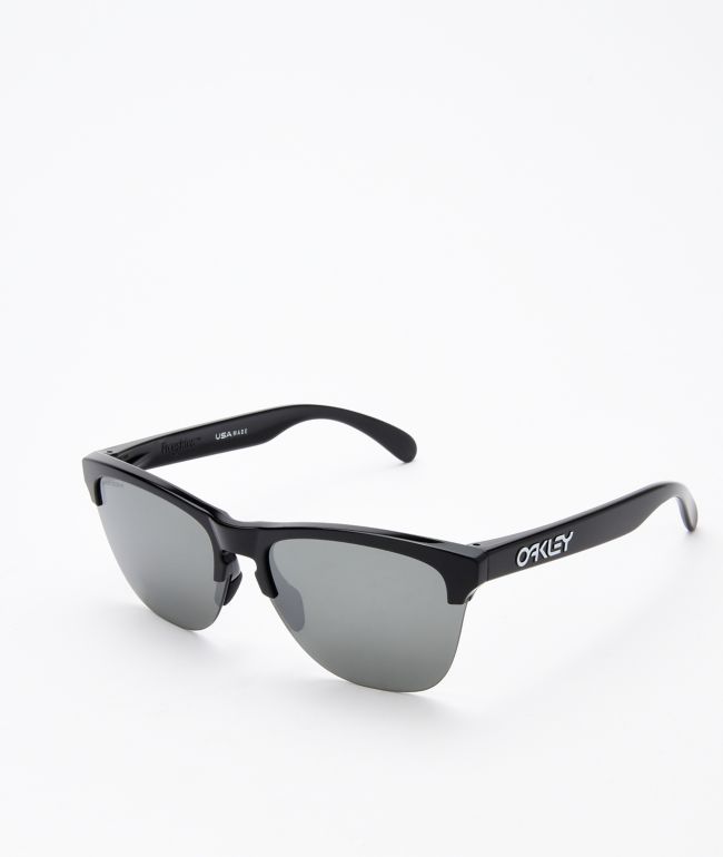 Oakley Frogskins Lite Polished Black Sunglasses