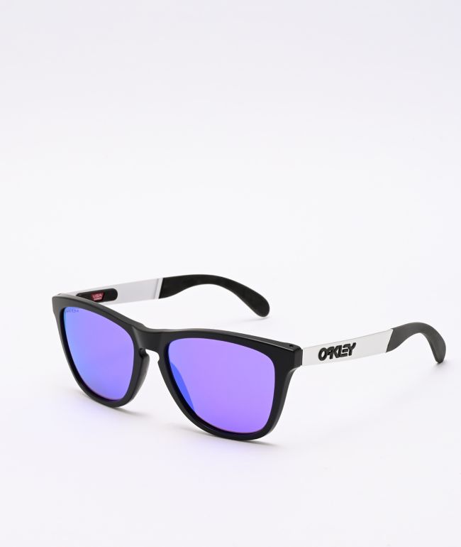 Oakley Frogskins Mix Black & Prizm Violet Sunglasses