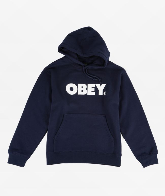 Obey Bold Navy Hoodie