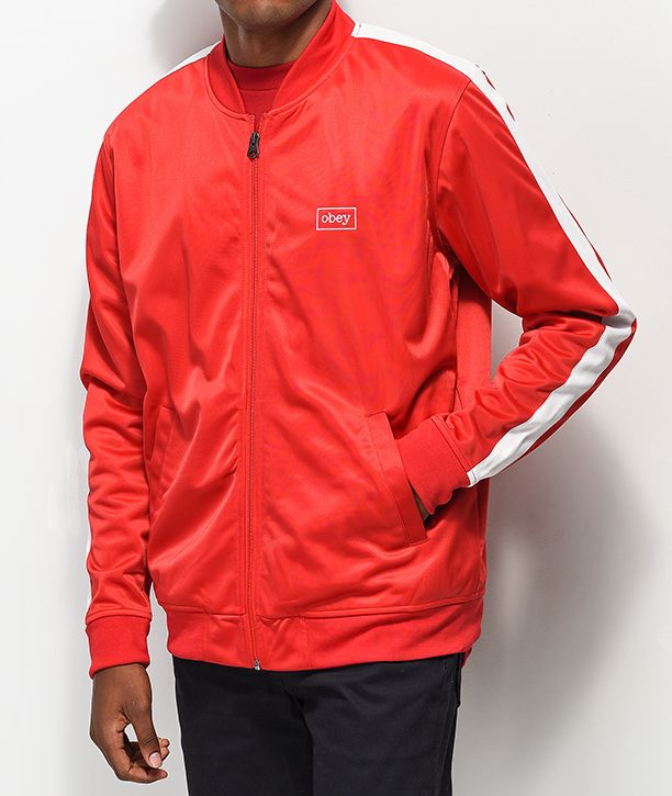 obey track jacket