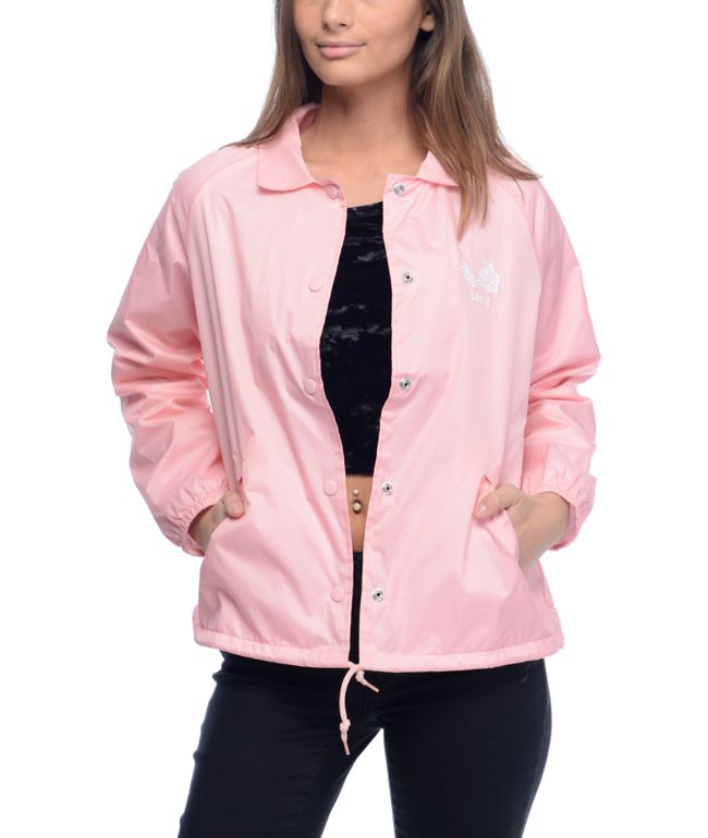 pink coach jacket