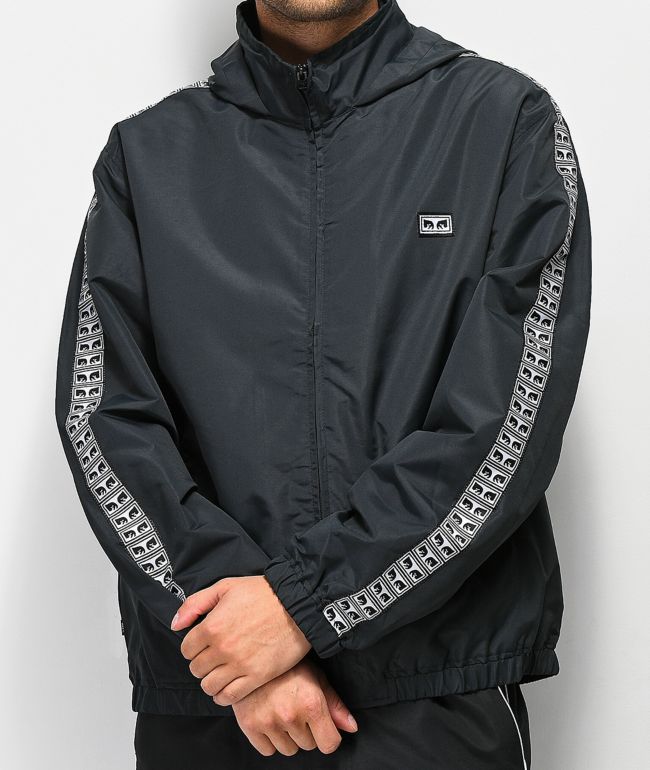 Obey eyes track jacket top