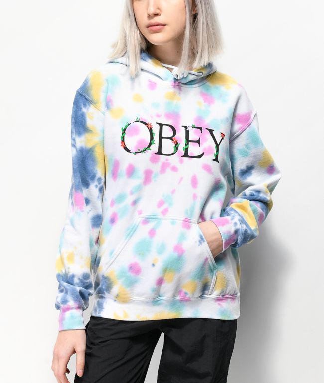 Obey flower hoodie clearance