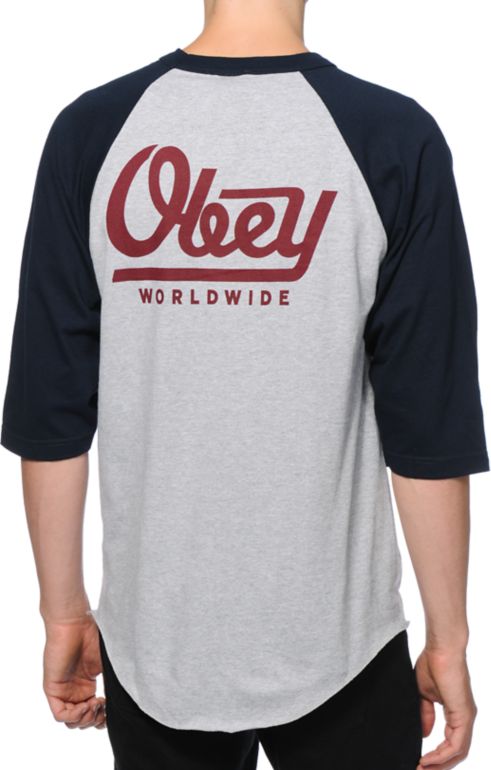 obey baseball jersey