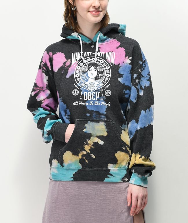 obey make art not war sweatshirt