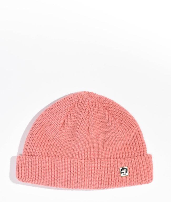 cement Matematisk Måling Obey Micro Pink Beanie