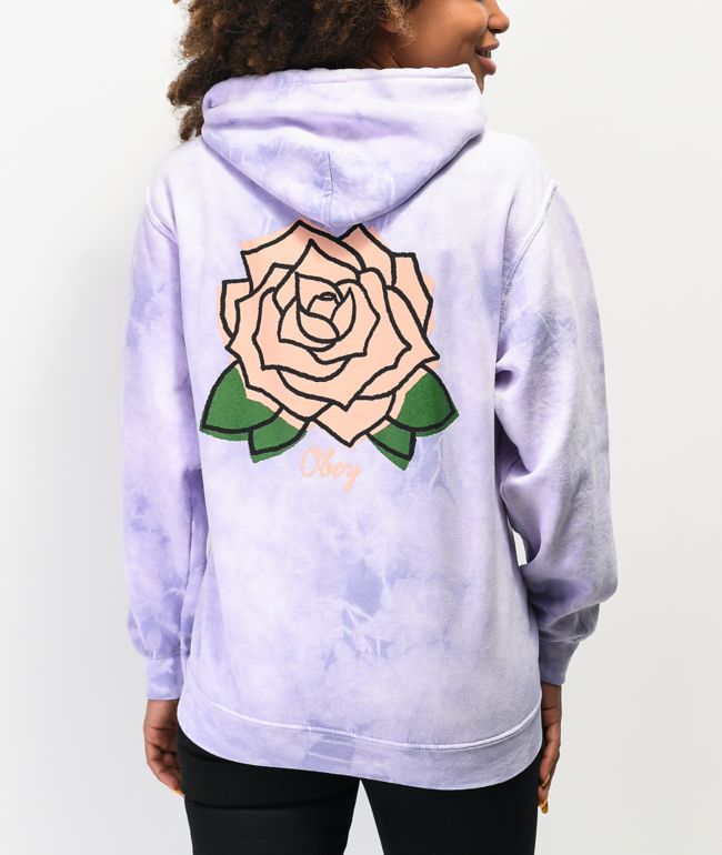 Obey mira rosa dusty rose tie dye hoodie on sale