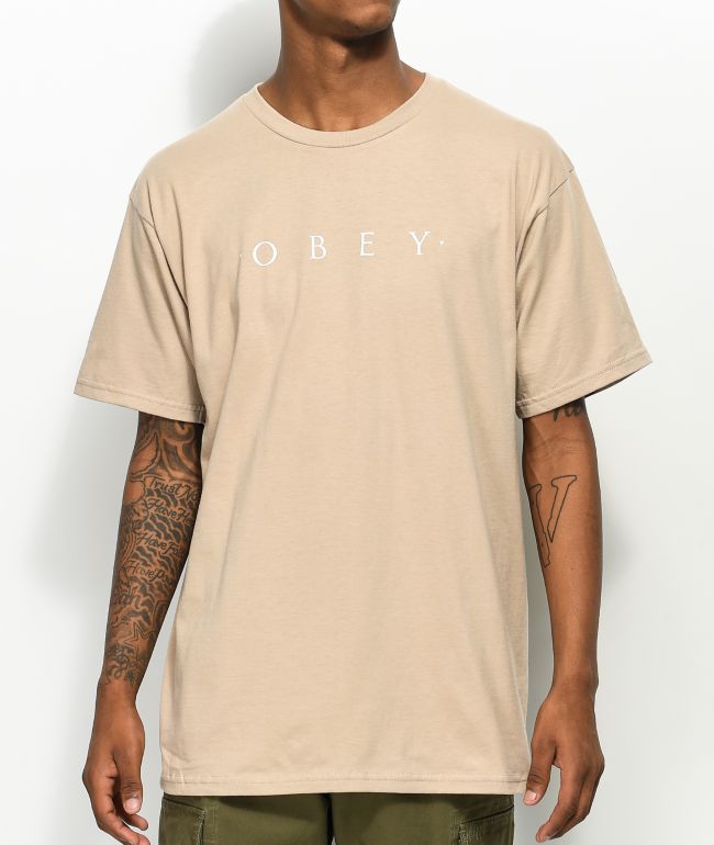 Obey Novel Sand T-Shirt 