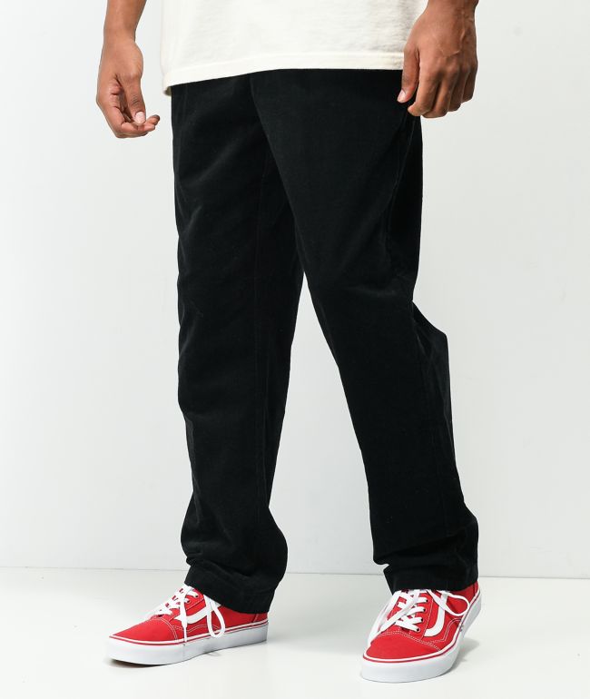 Obey Otis Black Corduroy Elastic Waist 