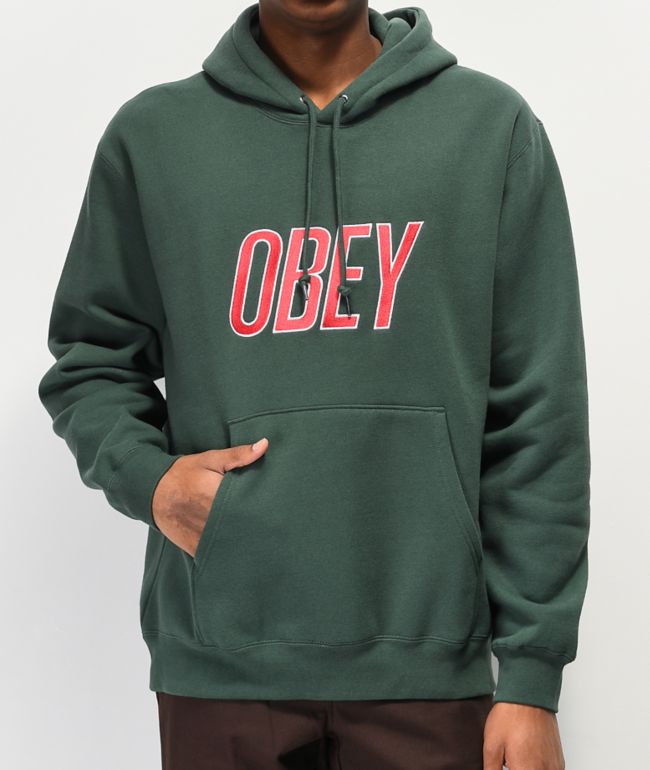 Obey sweatshirt green clearance