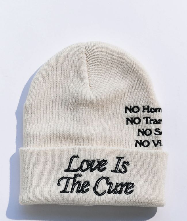 Obey Protest Unbleached Beanie