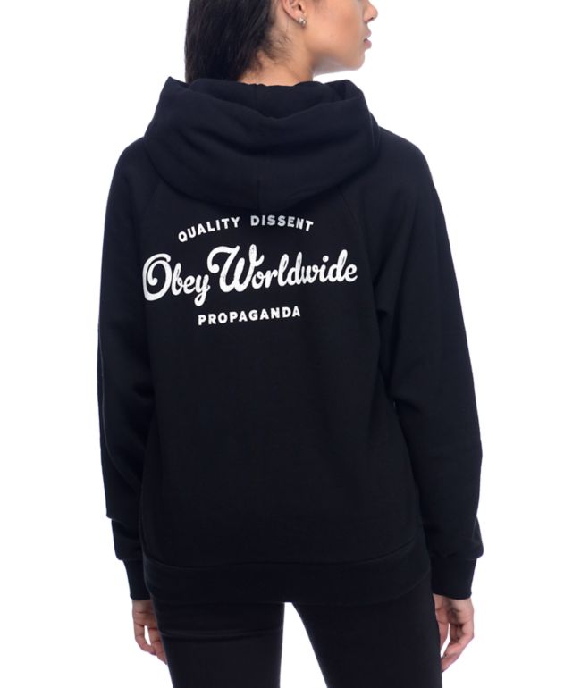 Obey worldwide propaganda hoodie clearance