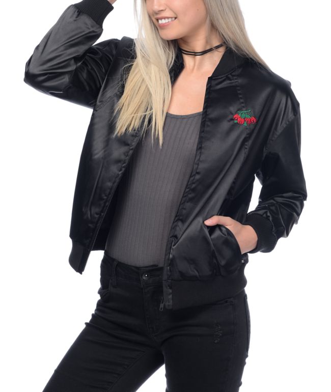 obey satin jacket