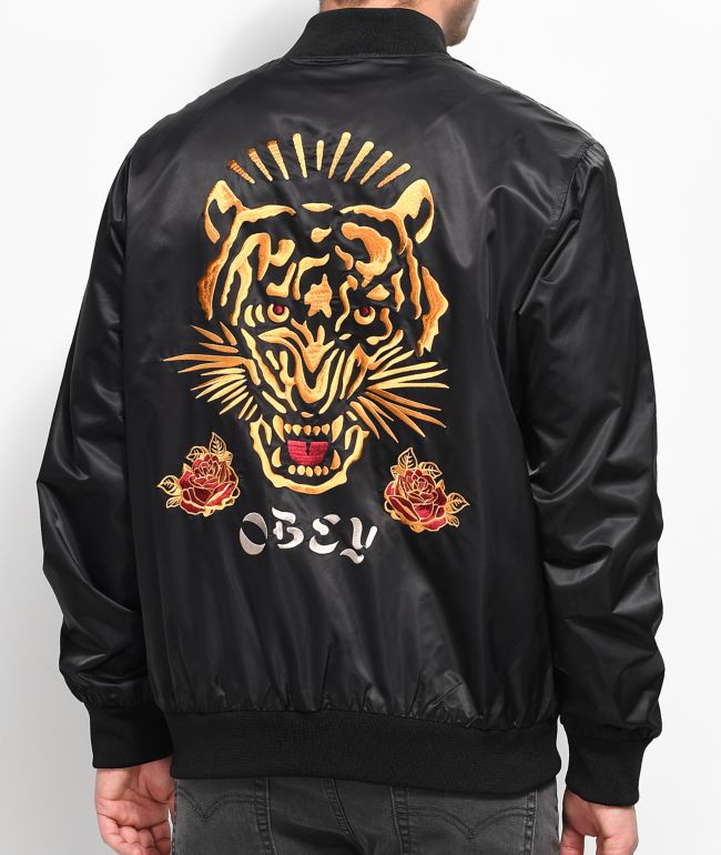 Obey soto varsity jacket sale