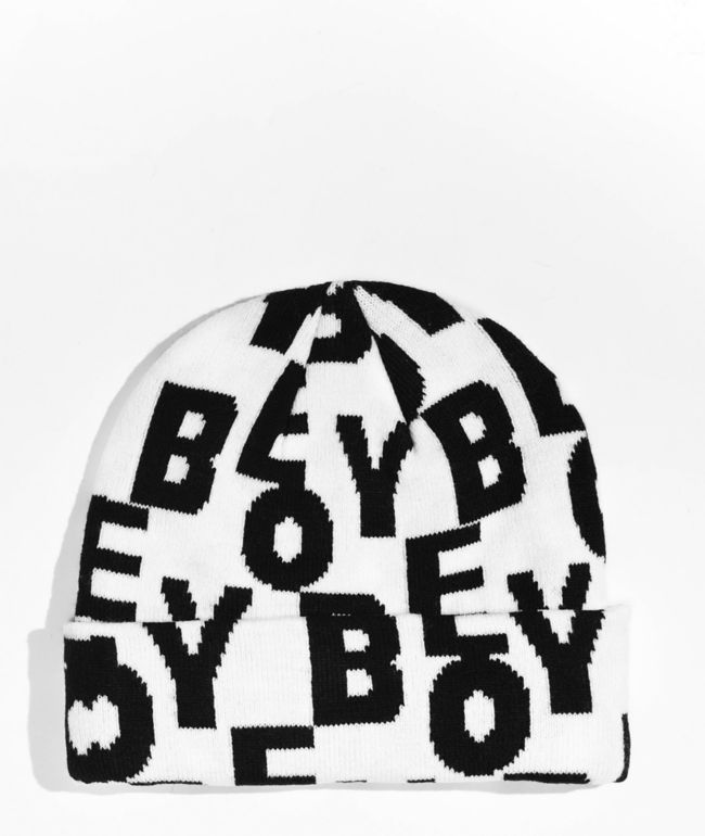 Obey Lowercase Black Skull Cap Beanie