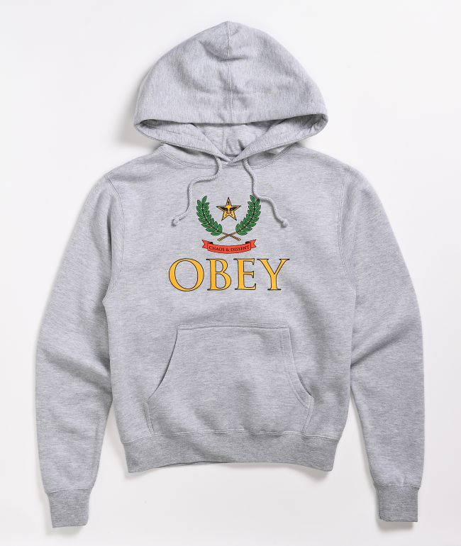 obey grey sweatshirt