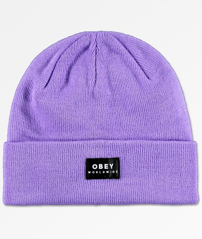 Obey Vernon II Lavender Beanie