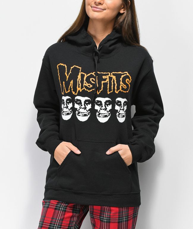 misfits orange hoodie