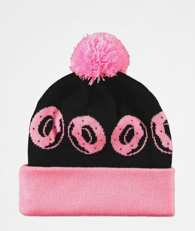 pink odd future beanie