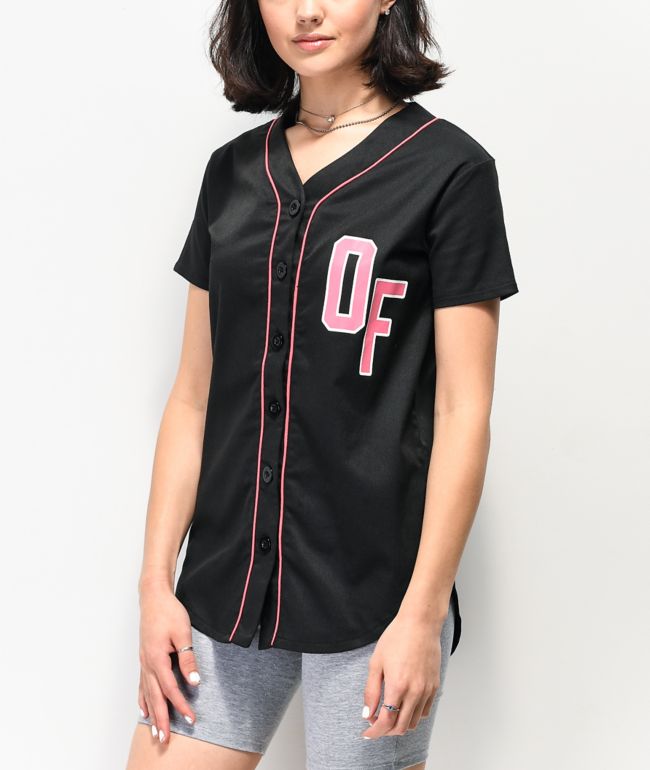 hot pink baseball jersey