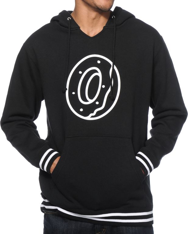 odd future black donut hoodie