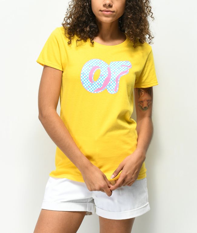 Odd Future OFWGKTA OF DONUT HOCKEY STRIPE Girls T-Shirt Royal NWT 100% Authentic 