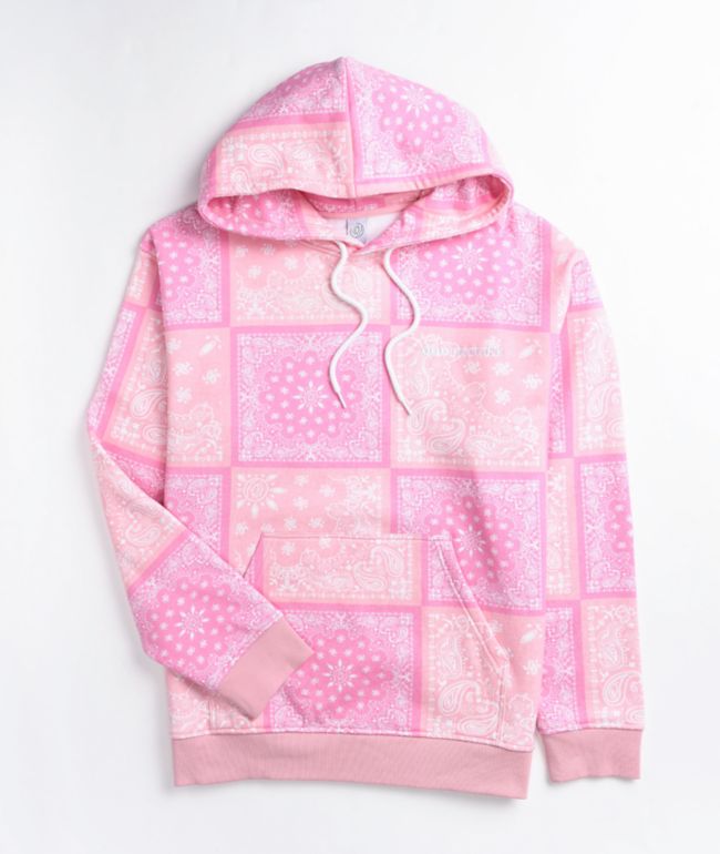 paisley patchwork hoodie