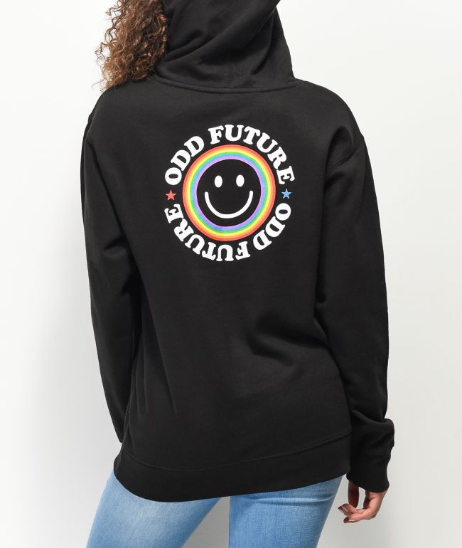 smiling face hoodie