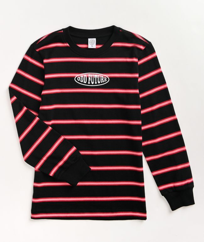 Black and pink long sleeve shirt clearance