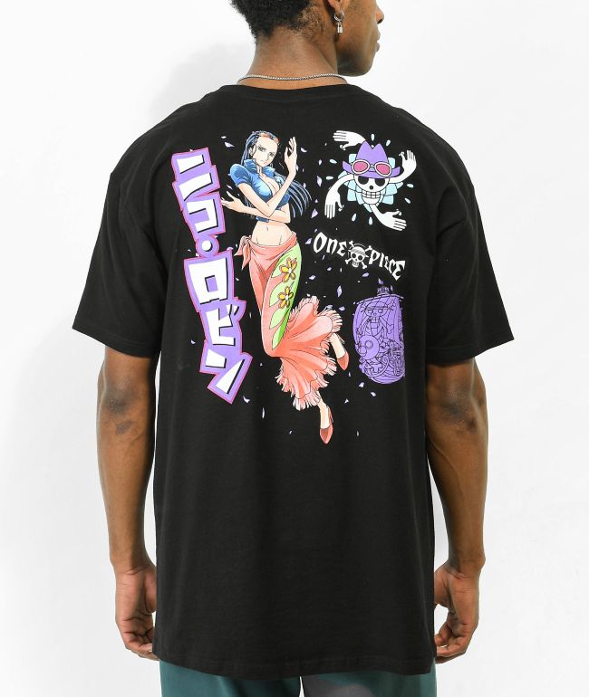 One Piece Nico Robin Black TShirt
