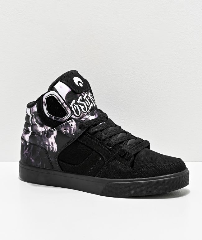 Osiris Clone Huit Supremacy zapatos de skate en negro y blanco