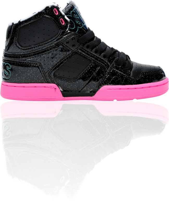 osiris shoes pink and black