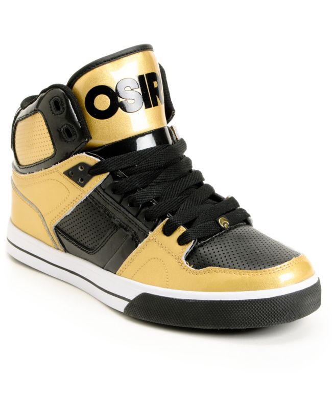 Osiris NYC 83 VLC Gold \u0026 Black Shoes 