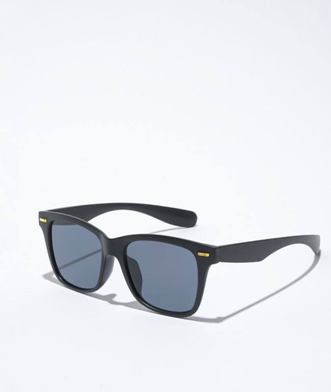 Oversized Matte Black Sunglasses