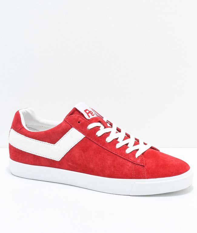 red pony sneakers