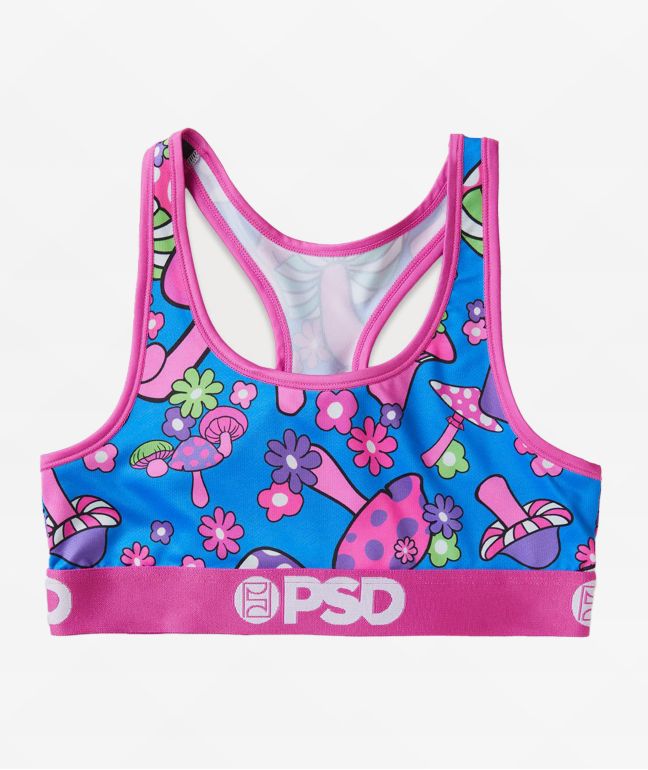 PSD Groovy Shroom Pink Sports Bra