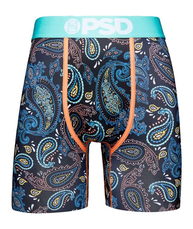 PSD Paisley Park azul calzoncillos bóxers