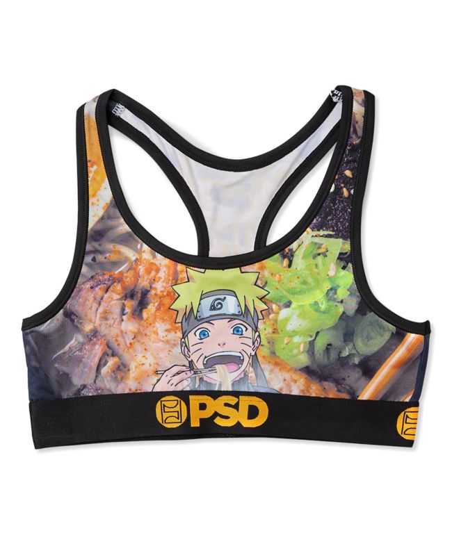 PSD x Playboy Warp Checks Black Sports Bra