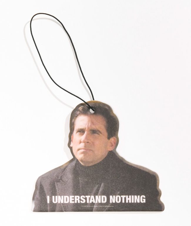 Download Psd X The Office Understand Nothing Air Freshener Zumiez