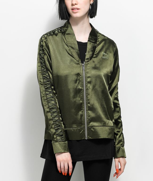 puma satin lux t7 jacket