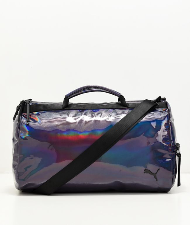 iridescent gym bag