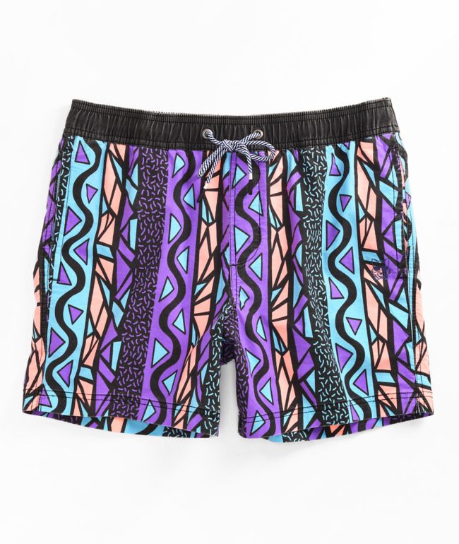 Party Pants Maui Wowie Black Board Shorts
